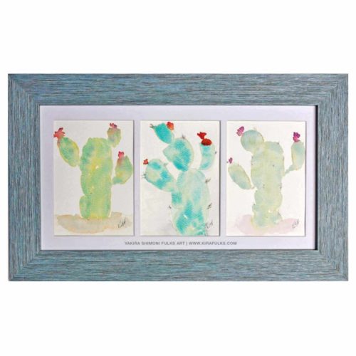 KILLA KACTUS-Cactus Watercolors ©Yakira Shimoni Fulks—Kira Art and Poetry