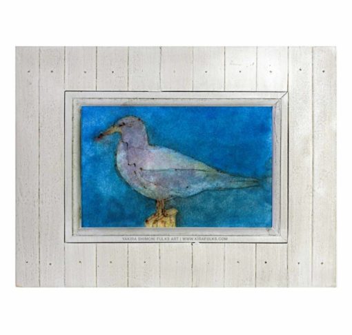 OC Gull-Bird-Watercolors©Yakira Shimoni Fulks—Kira Art and Poetry