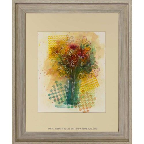 SPRING BOUQUET-Watercolors©Yakira Shimoni Fulks—Kira Art and Poetry