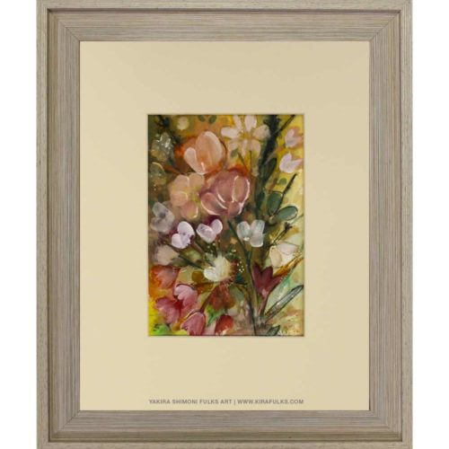 SUMMER FLOWER-Watercolors©Yakira Shimoni Fulks—Kira Art and Poetry