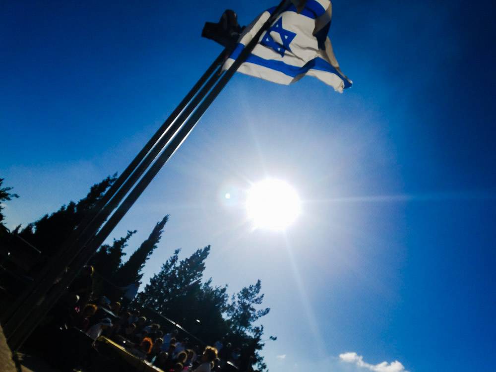 Israeli Flags ©Yakira Shimoni Fulks—Kira Art and Poetry