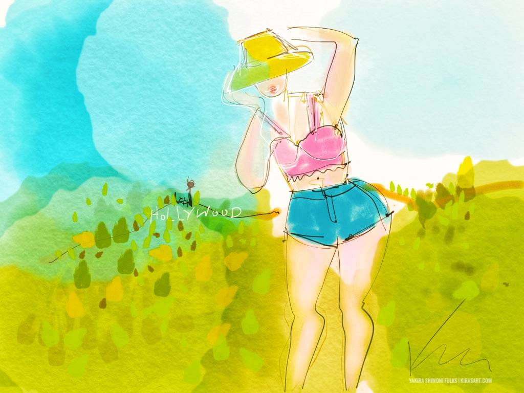 Jolly Holly Miss Bunny Hollywood ©Yakira Shimoni Fulks—Kiras Art and Poetry