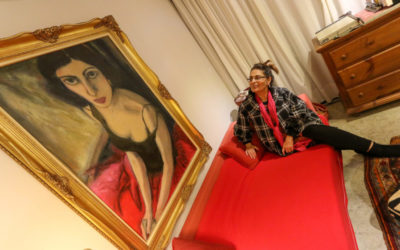 Lady In Red 3 ©yakira Shimoni Fulks Kiras Art And Poetry - art by Yakira Shimoni Fulks