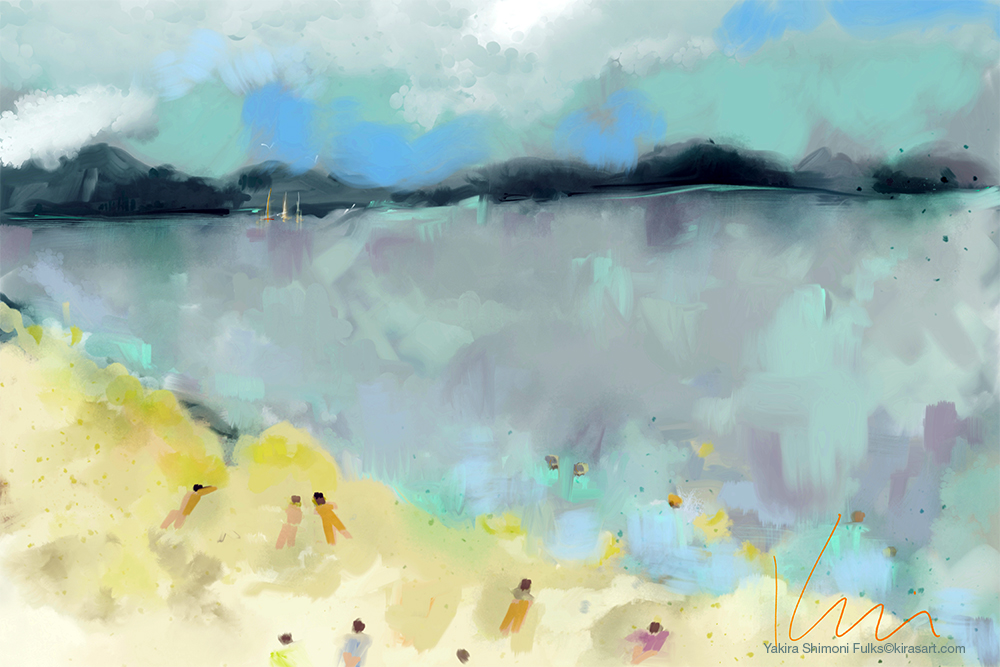 Huntington Beach5 Tag Web - art by Yakira Shimoni Fulks