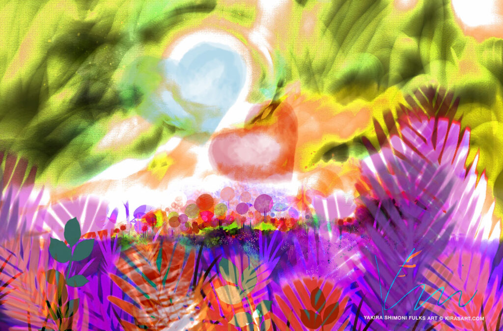California Sunset 6 18 29 Edit Copy4 - art by Yakira Shimoni Fulks