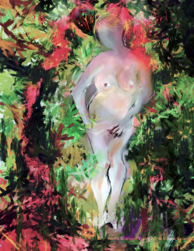 Adam And Eve Yakira Shimoni Fulks Web2 - art by Yakira Shimoni Fulks