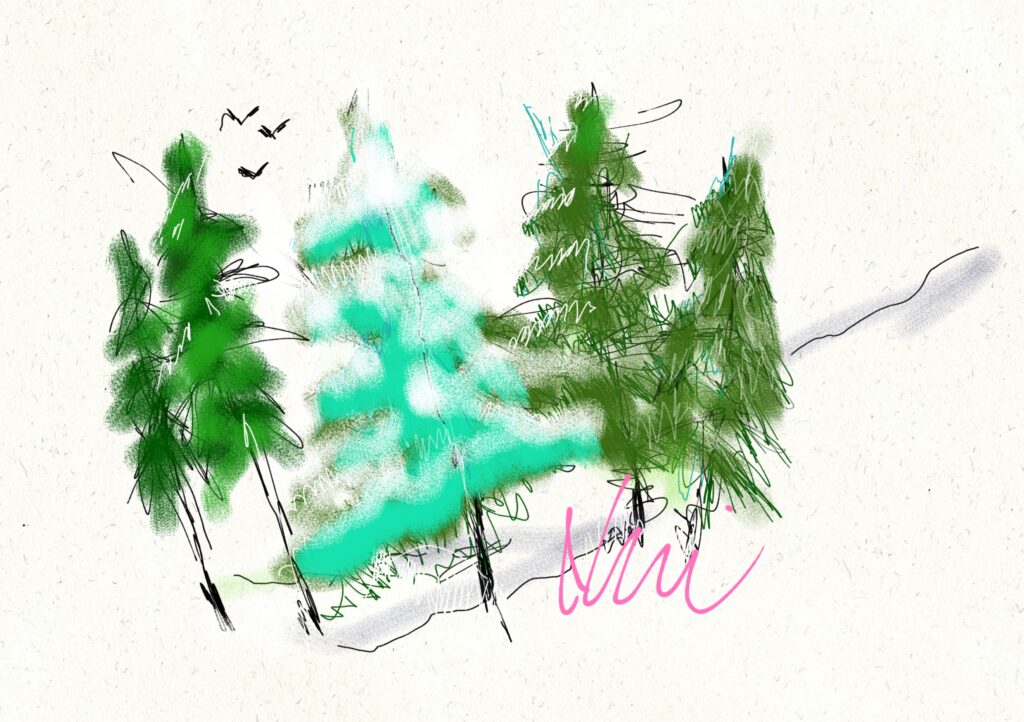 Ksf Trees4 11 29 17 - art by Yakira Shimoni Fulks