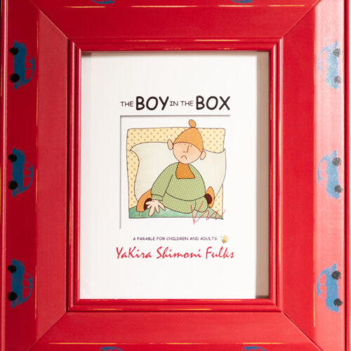 The Boy in the Box — [Framed Print Red Frame17x14]
