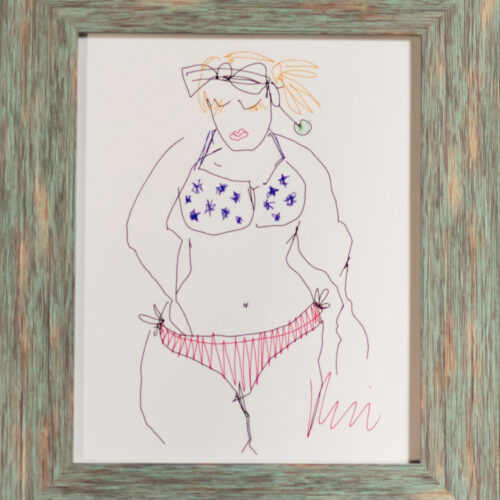 Beachin' #1 — [Framed Print 11x13]