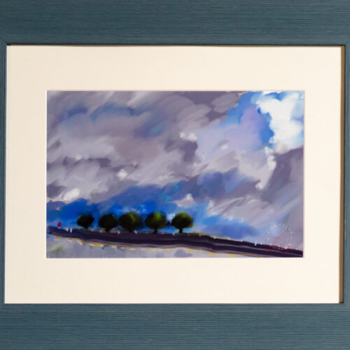 California Clouds — [Framed Print 14x17]