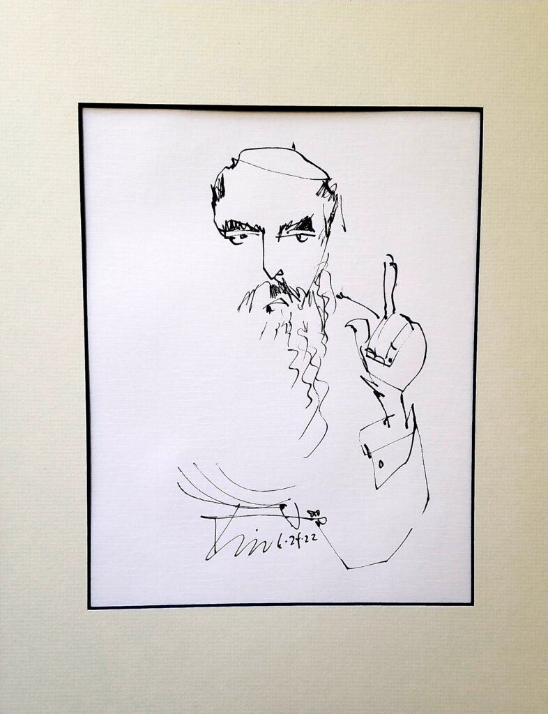 20220630 184638 Rabbi2 1 - art by Yakira Shimoni Fulks