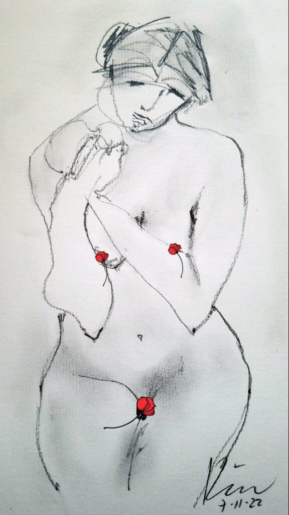 Yakira Shimoni Fulks Roses - art by Yakira Shimoni Fulks