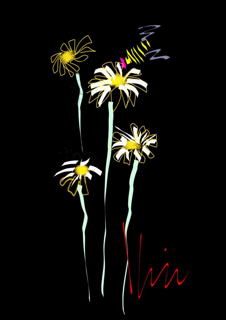 Ksf Flowers 2 Edit - art by Yakira Shimoni Fulks