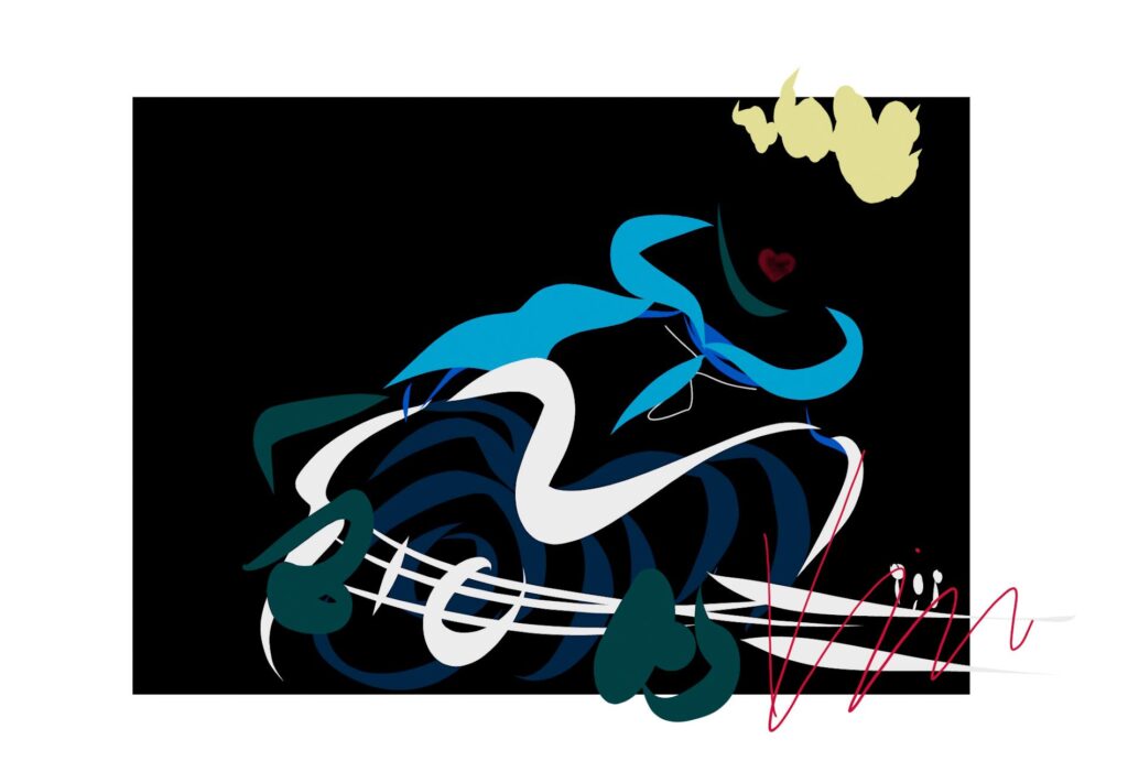 Yakira Shimoni Fulks Words 1 - art by Yakira Shimoni Fulks